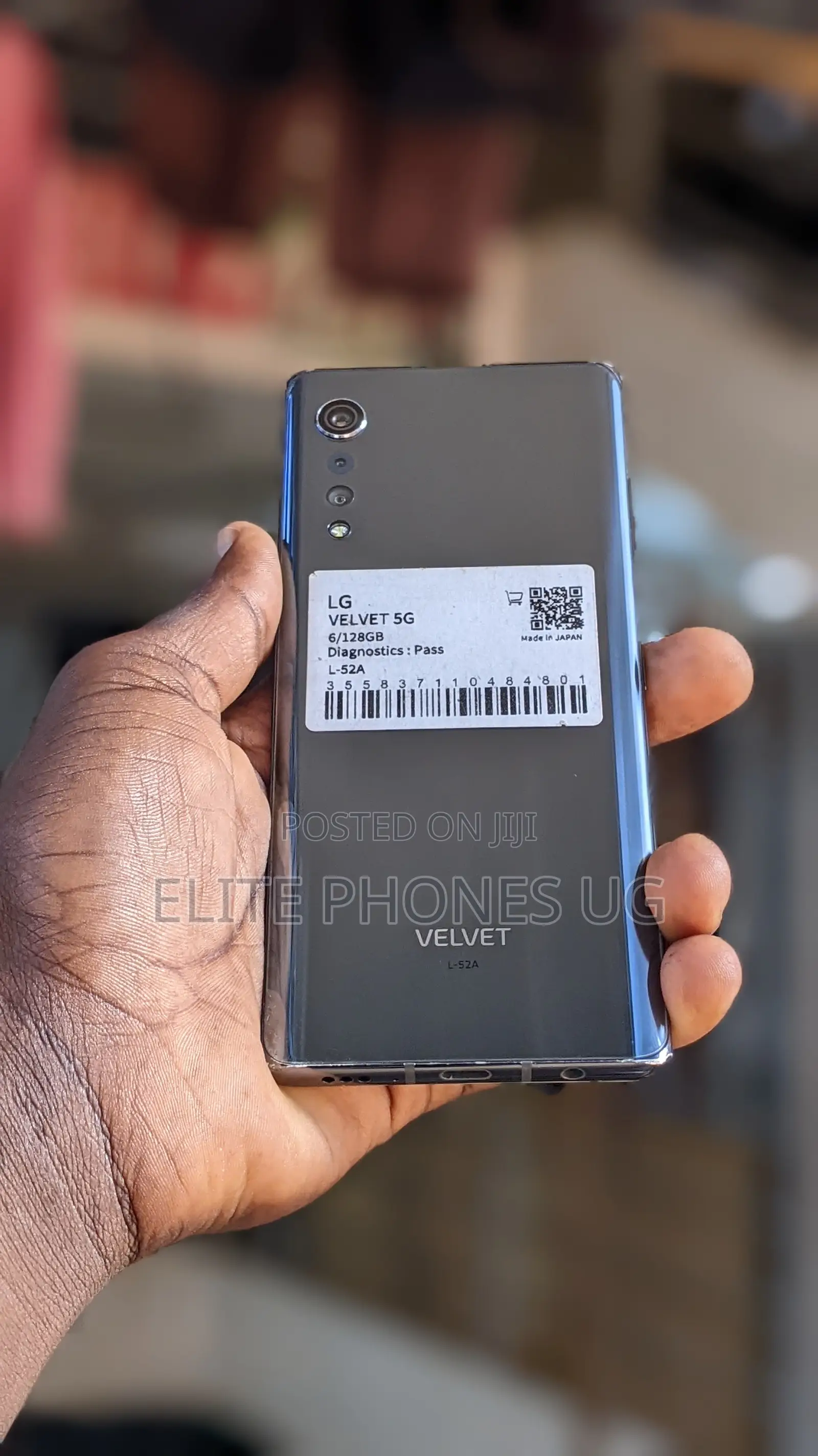 LG Velvet 5G 128 GB Gray
