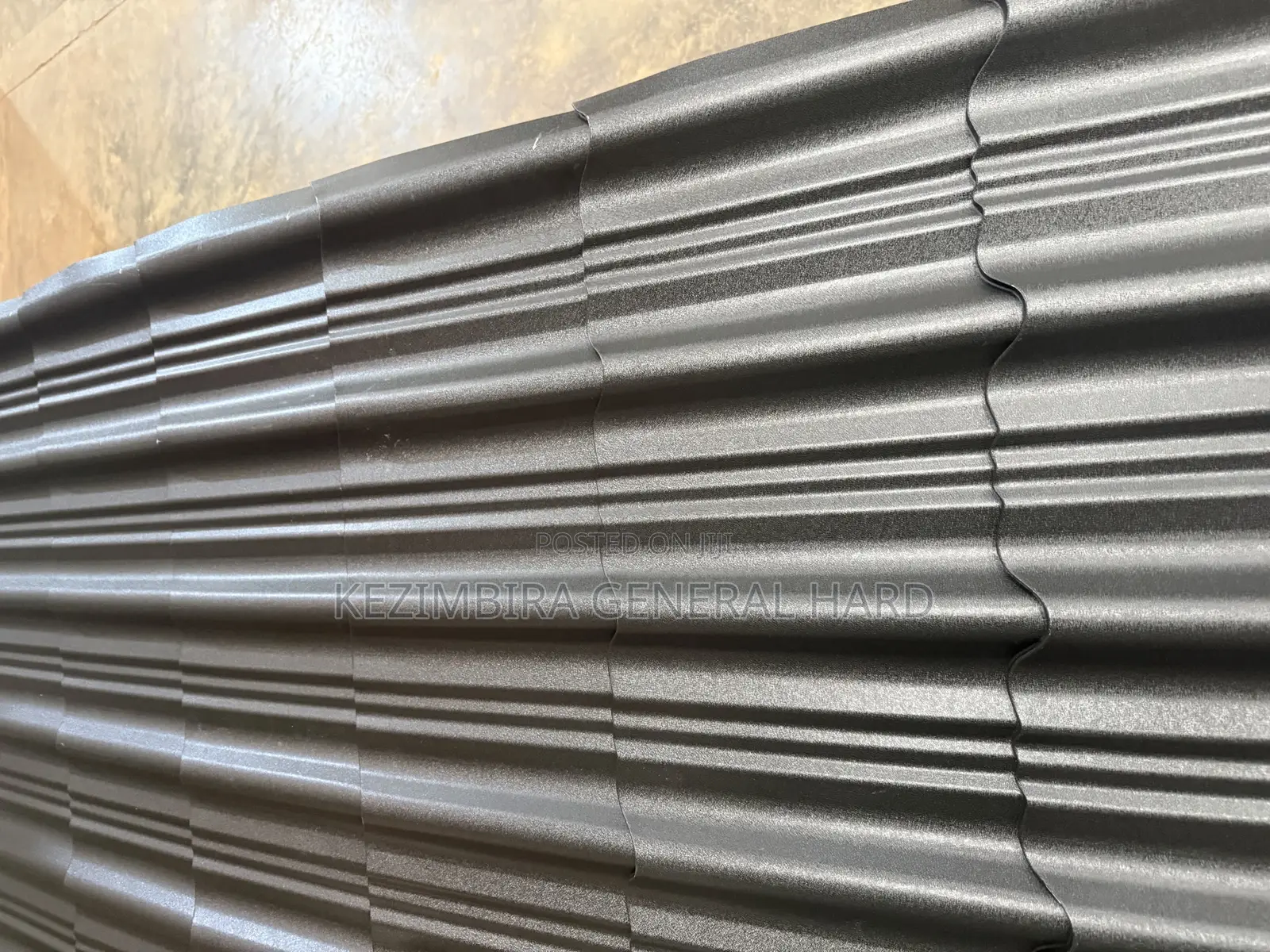 Supertile Iron Sheets G.28 Black Mat Roofings