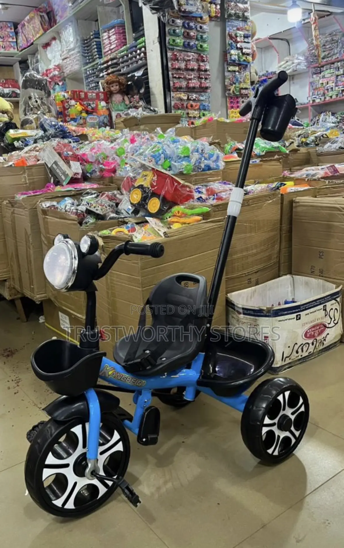 Children’S Push Tricycle With Light 1-5years