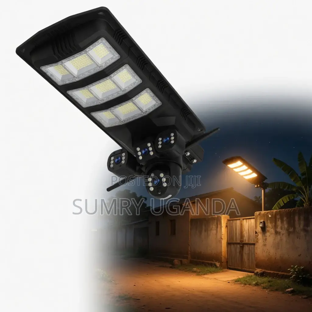 Solar Light With Camera – 3 Camera Views, 360° Rotating