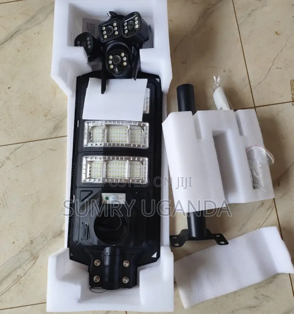 Solar Light With Camera – 3 Camera Views, 360° Rotating