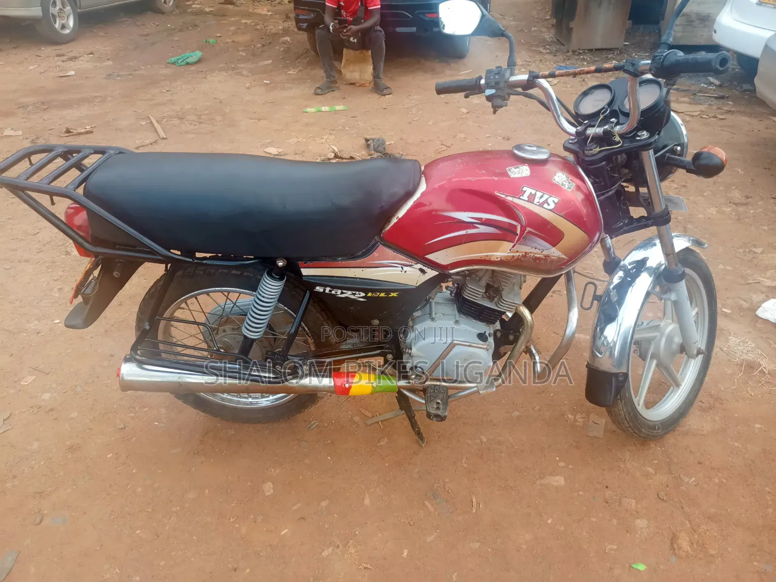 TVS XL 100 2017 Red