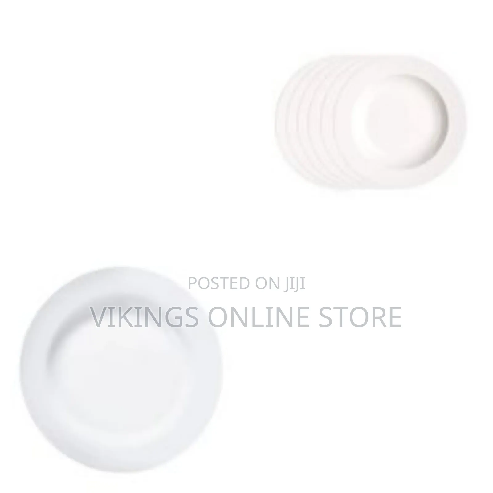 Luminarc 6 Pieces of Luminarc Round Plain Design Plates -White