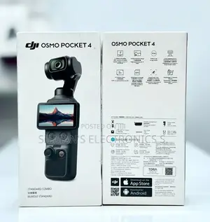 The New Dji Osmo Pocket 4 Standard Combo Black Action Camera