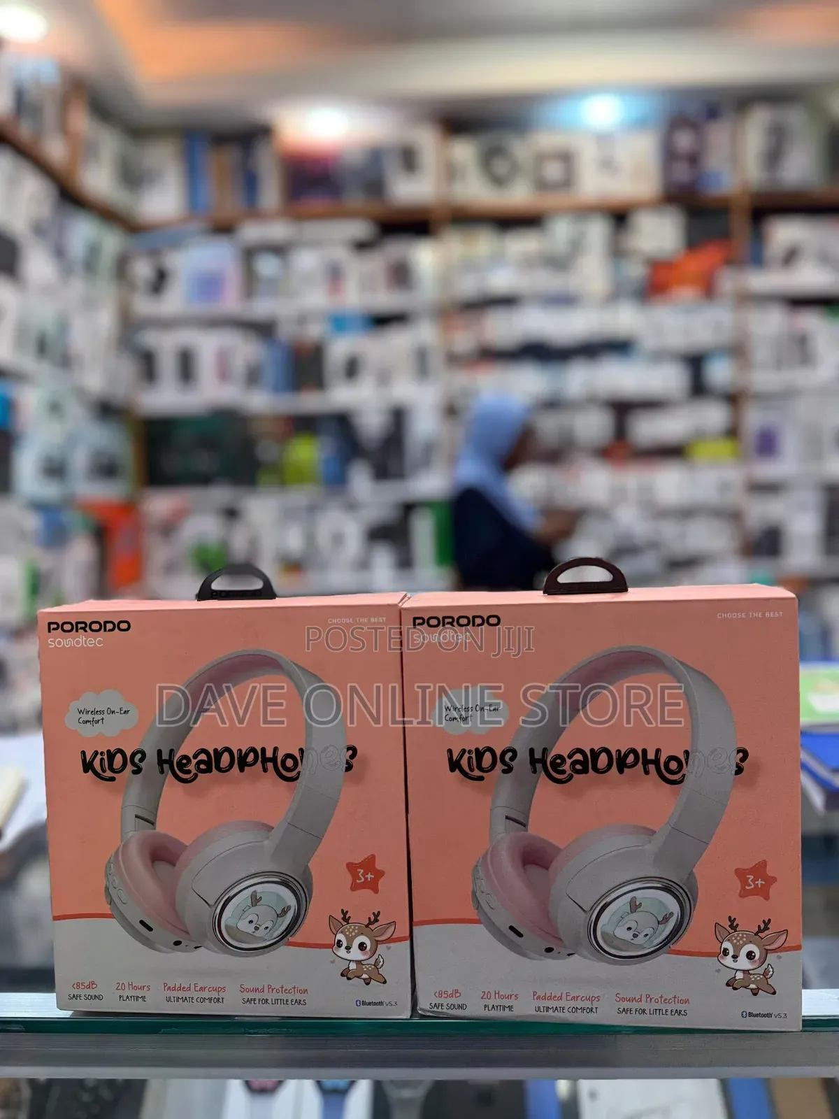 Porodo Soundtec Moose Wireless Kids Headphones