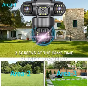 Solar Cctv Camera – 3 Camera Views, 360° Rotating