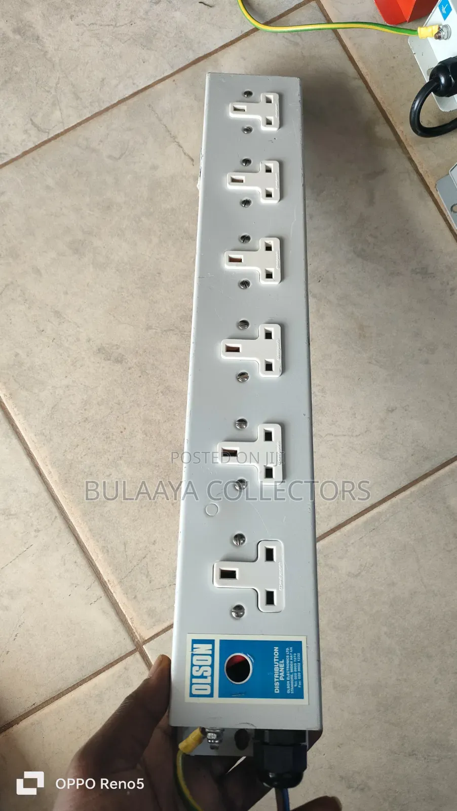 Uk Used Olson Industrial Heavy-Duty Power Extension Sockets.