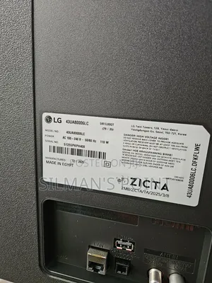 The New Lg 43" Ua80 Uhd Tv 2025 Model
