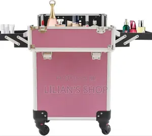 Portable Traveling Makeup Trolley Case