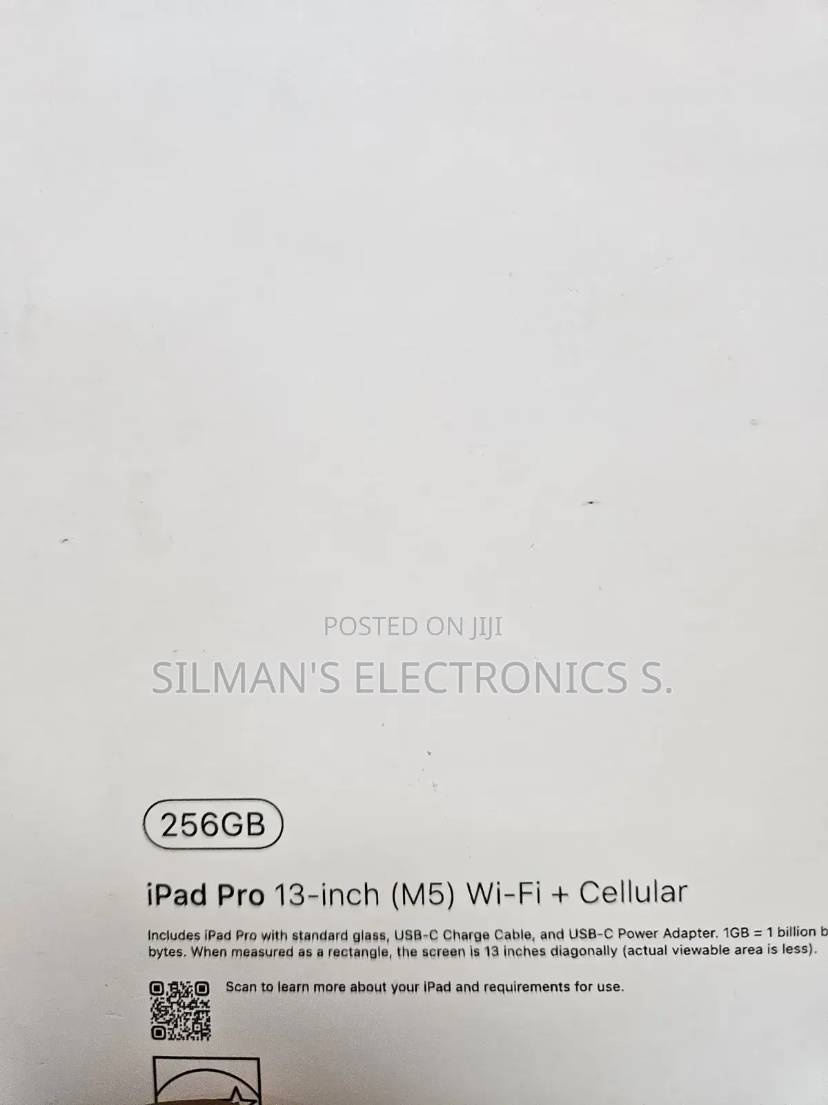 New Apple iPad Pro 13 (2025) 256 GB Black