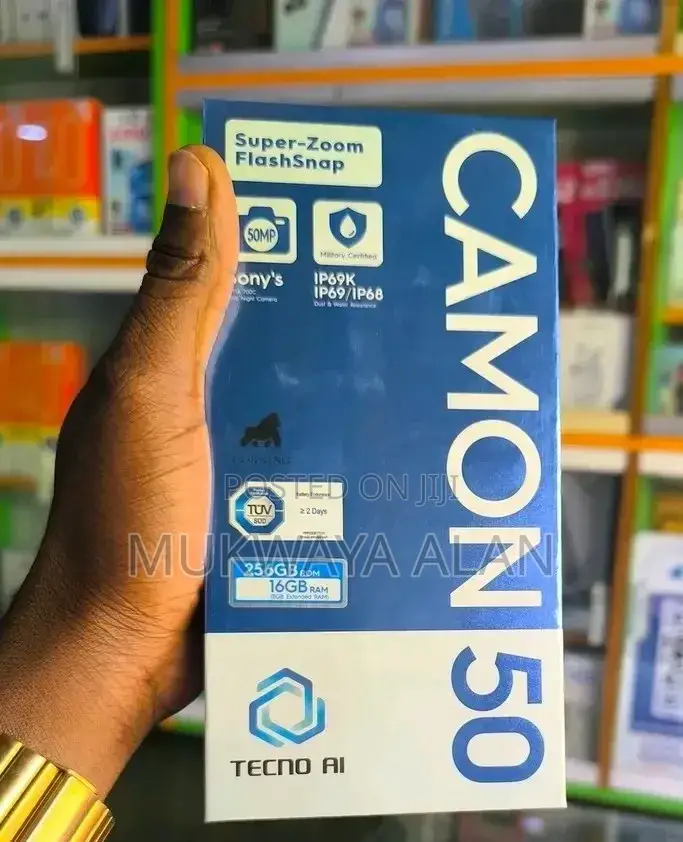 New Tecno Camon 50 256 GB Bronze