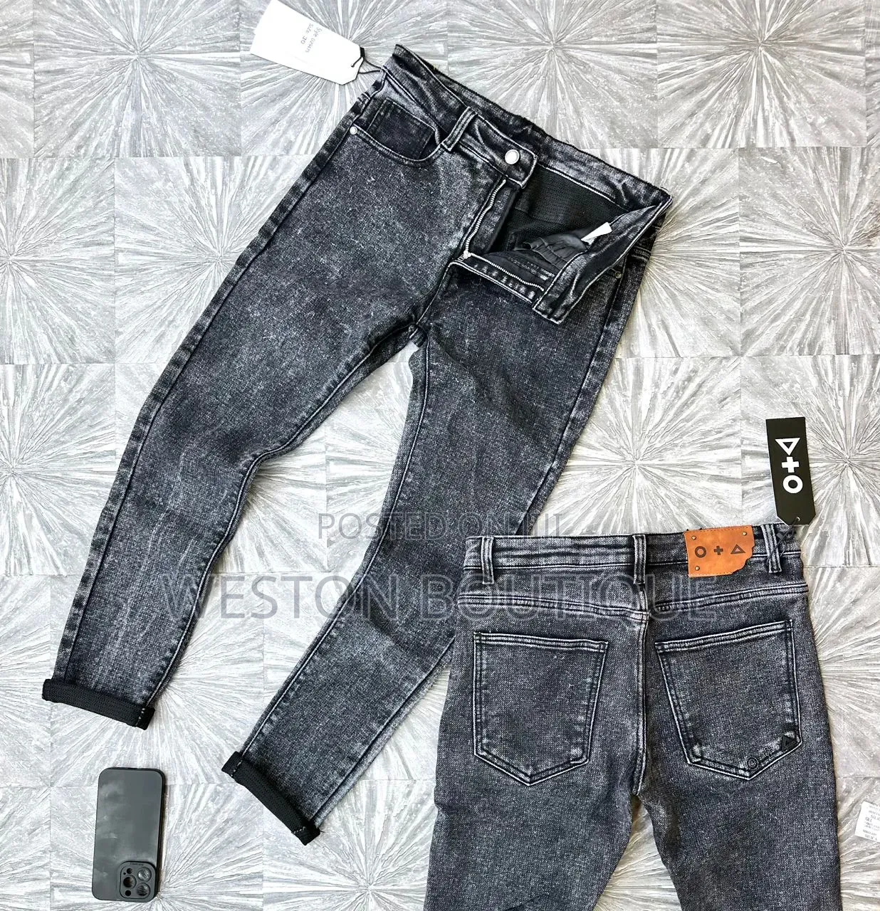 Sky Blue Original Denim Men's Long Jeans Size 30 to 40