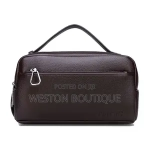 Original Black and Brown Clutch Bag for Men