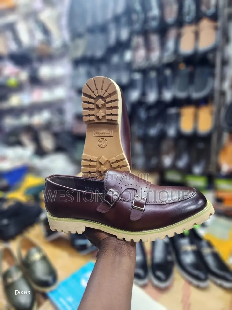 Brown Double Monk Men's Timberland Loafers