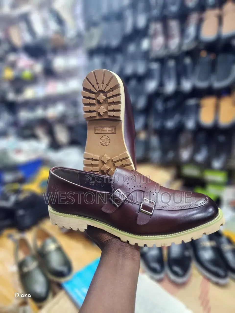 Brown Double Monk Men's Timberland Loafers