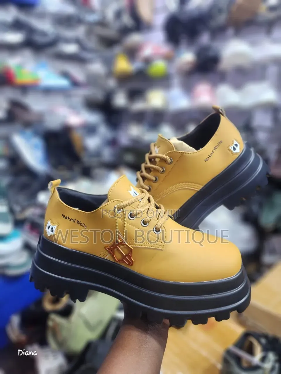 Original Leather Naked Wolfe Sneakers Big Sole