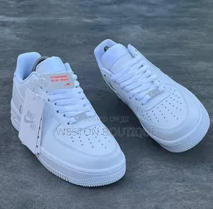 Original Plain White Nike Airforce Sneakers