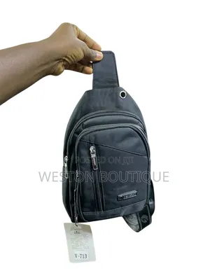 Men's Clear Black Chest Bag Original