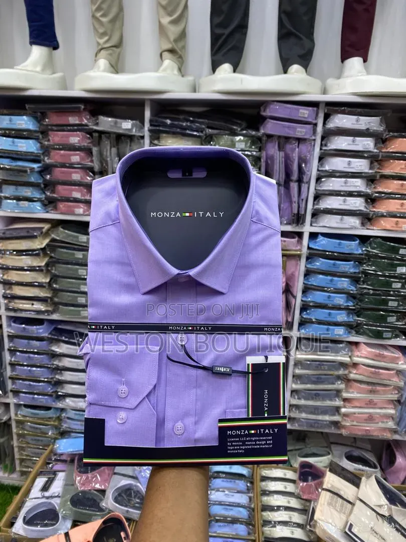 Purple Original Men's Cotton Long Sleeve Shirts