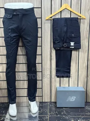 Original Beltless Pants Black Color