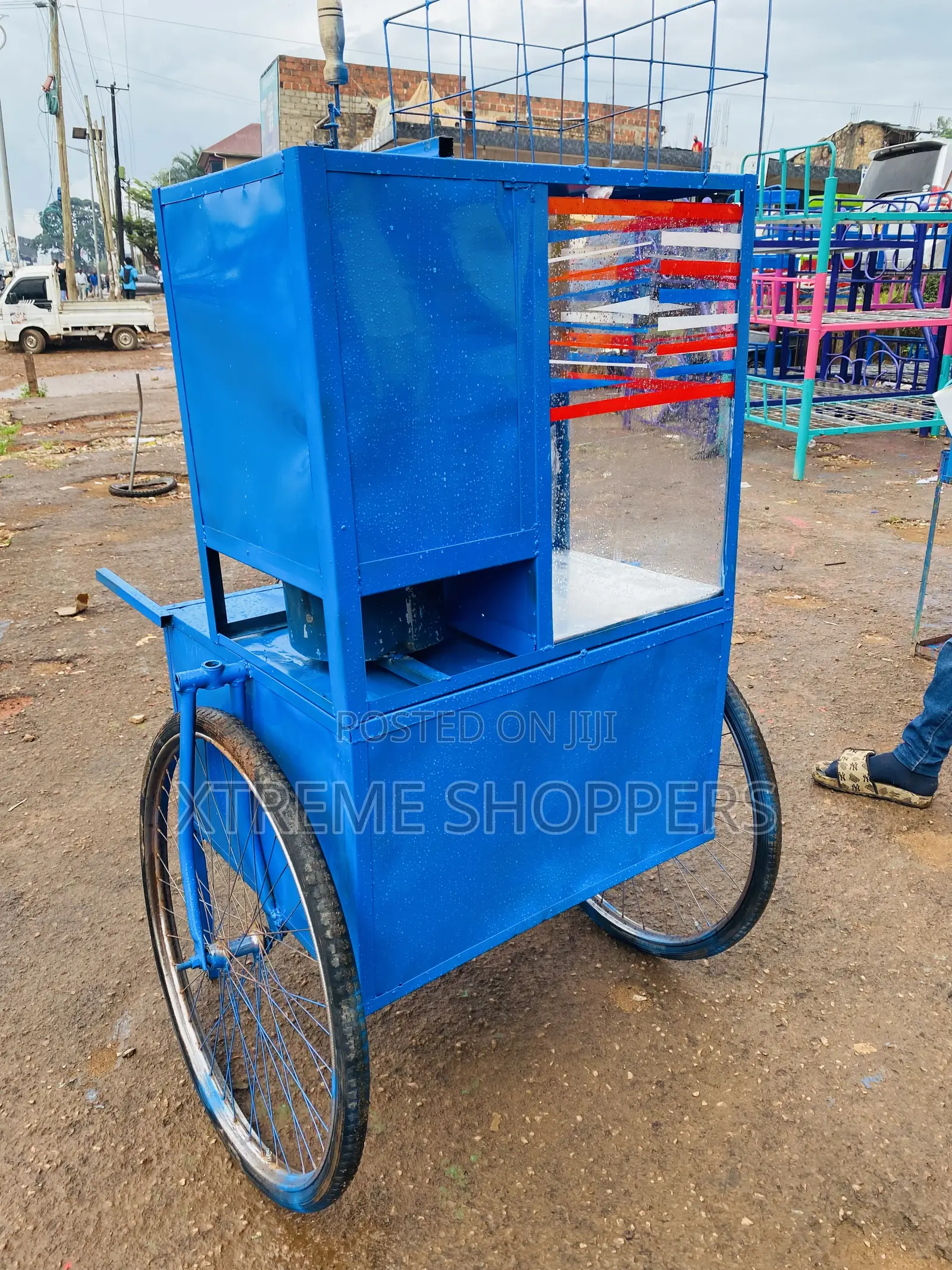 Priceless/ Much Profits-Movable Charcoal Popcorn Machines
