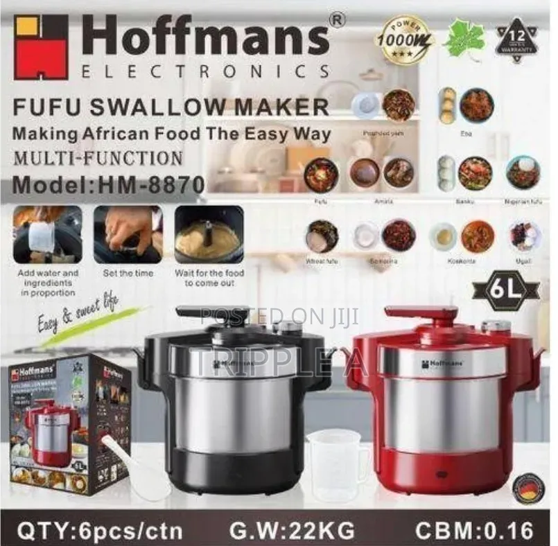 Hoffmans Fufu Swallow Maker , Model Hm- 8870