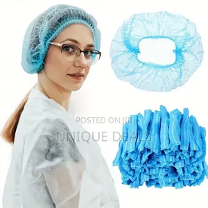Disposable Hair Net Pack 100 Elastic Cooking Mob Caps