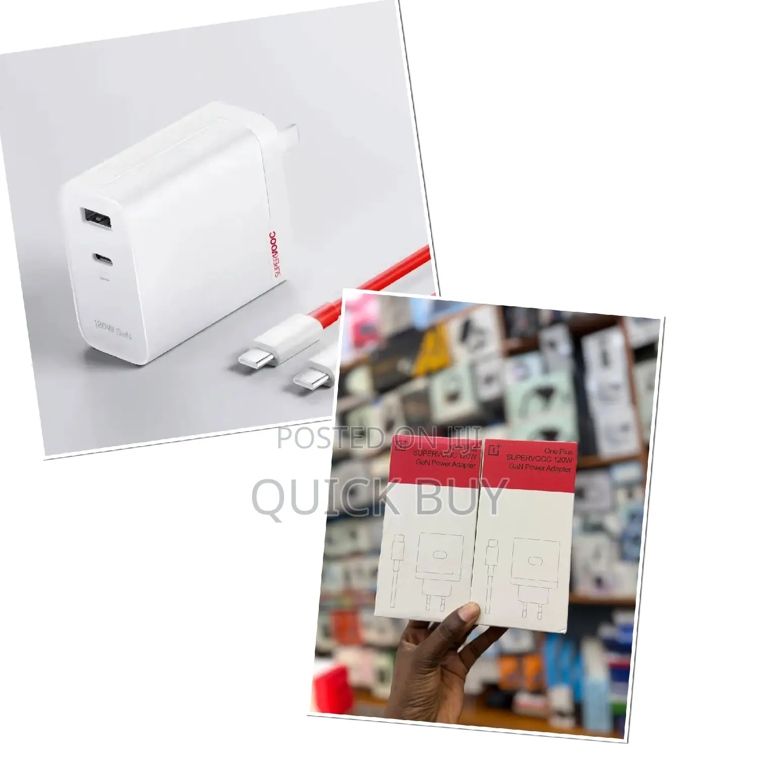 Oneplus Supervooc 120w Gan Power Charger
