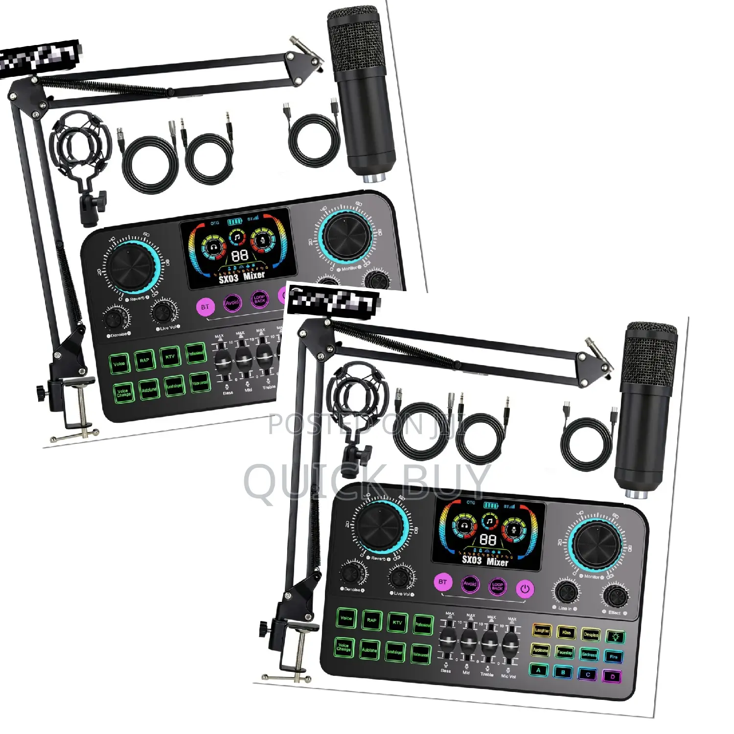 Sx03 Intelligent Noise Reduction Bt Soundcard Equipment Live Soundcard