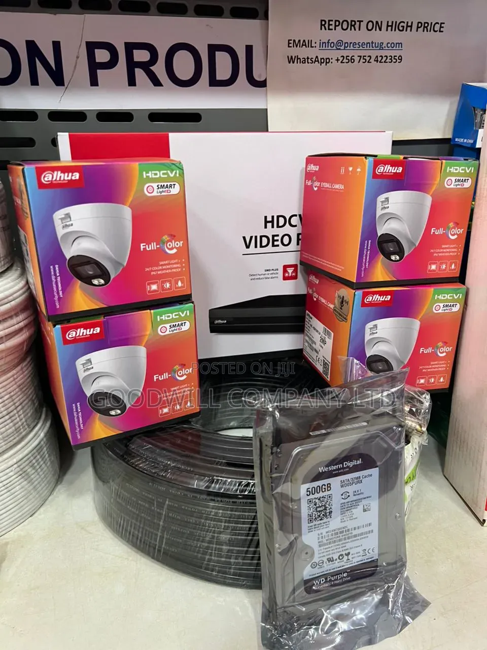 4 Channel Sigenergy Dahua Night Vision CCTV Camera Full Kit