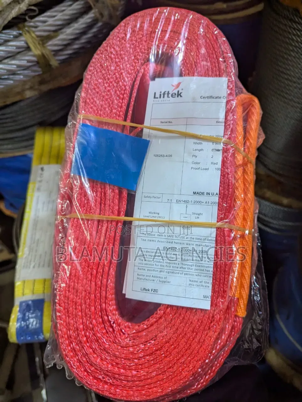 Lifting Belts 5t*6m(Webbing Sling Belt