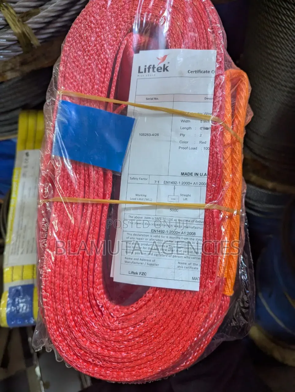 Lifting Belts 5t*6m(Webbing Sling Belt