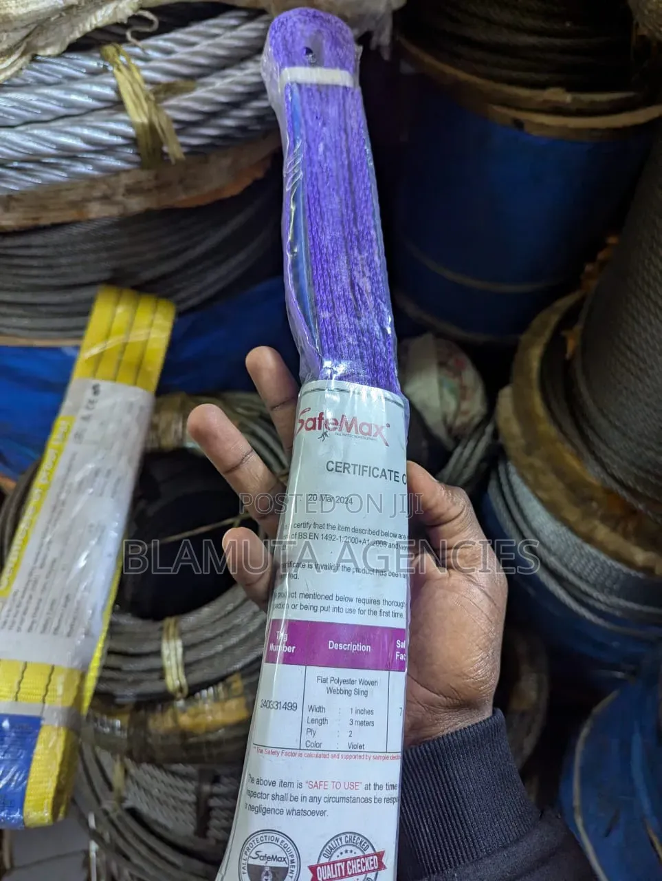 Weebing Sling Belt 1t*2m (Lifting Belt )