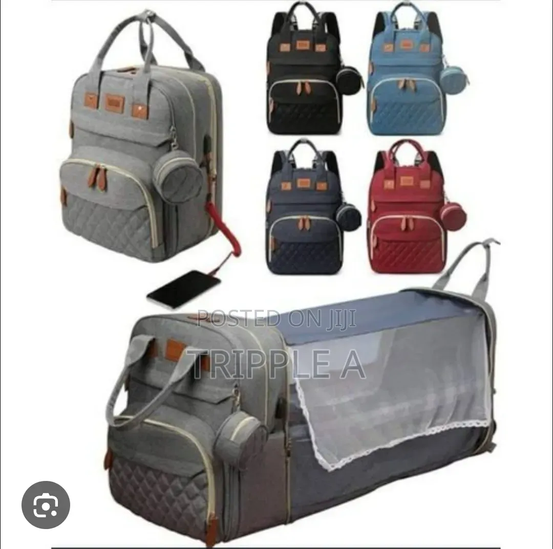 Mommy Bag Multifunctional Backpack Portable Crib