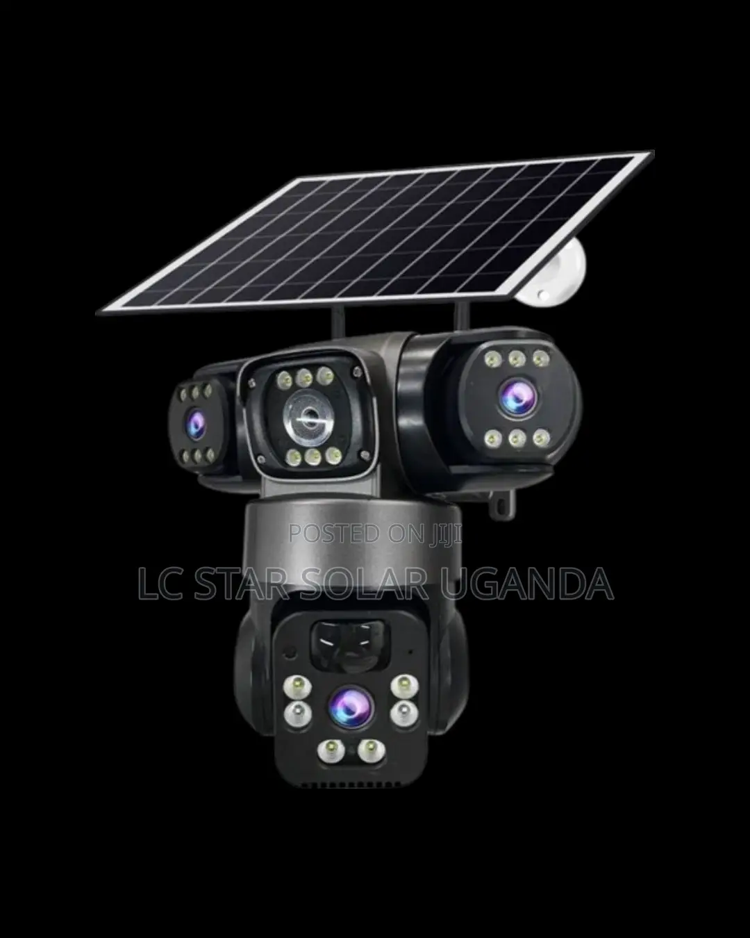 3 Lens-Solar Security Camera