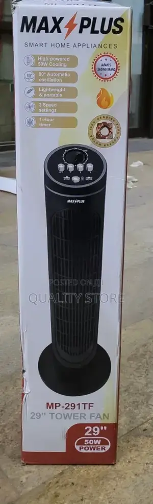Max Plus Tower Fan 29"