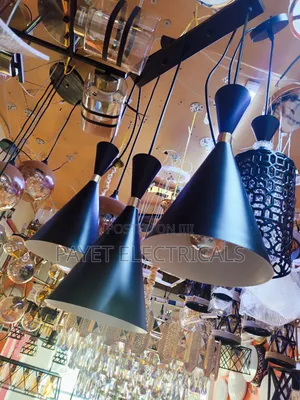 3 in 1 Black Pendant Lamp Holder