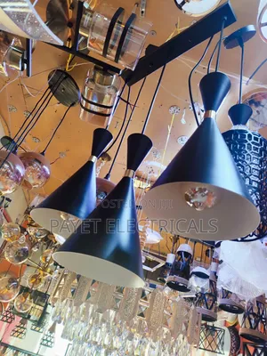 3 in 1 Black Pendant Lamp Holder