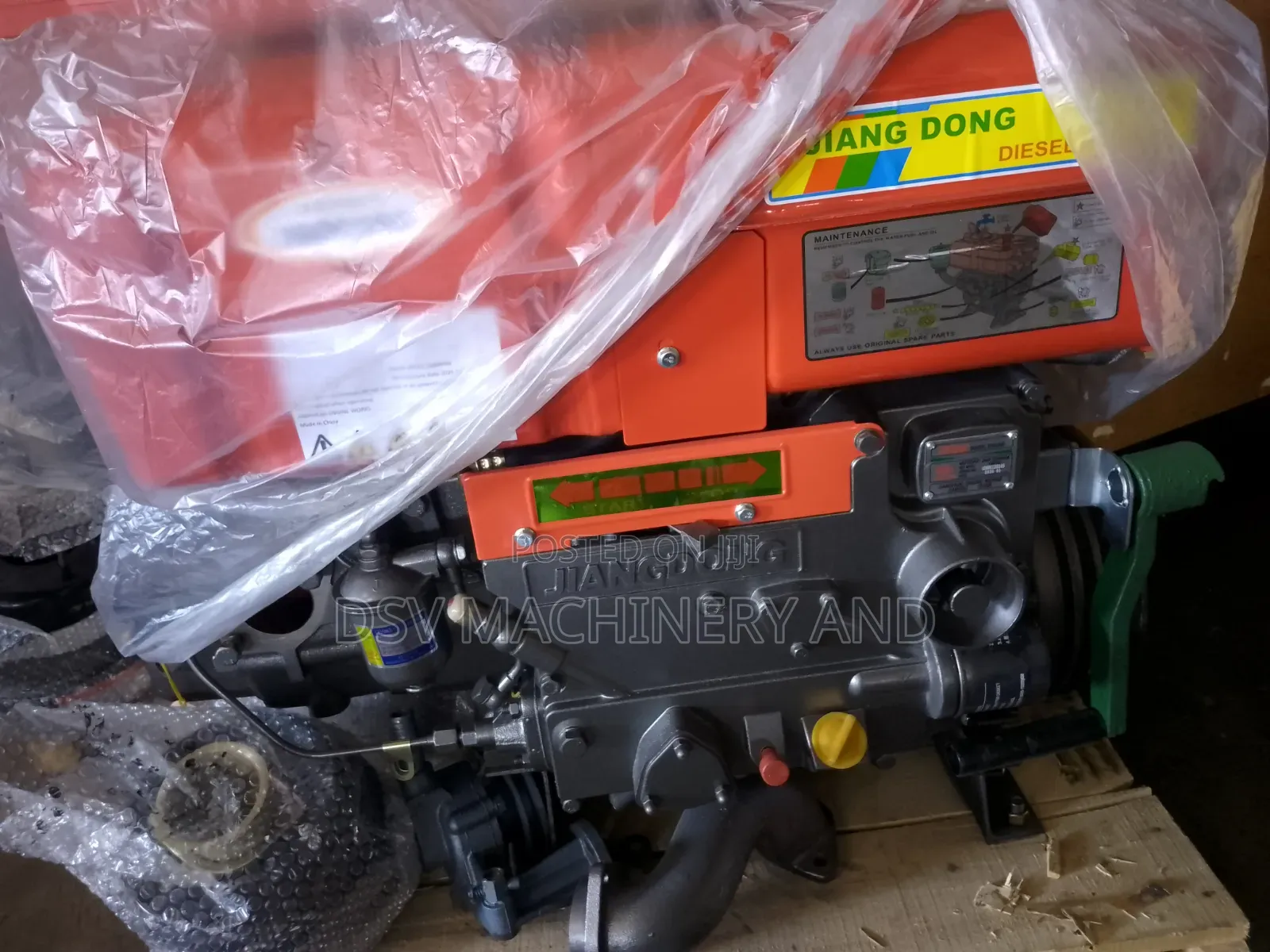 28 Hp Water Pump Water Cooled Jiang Dong Jd Diesel Engine