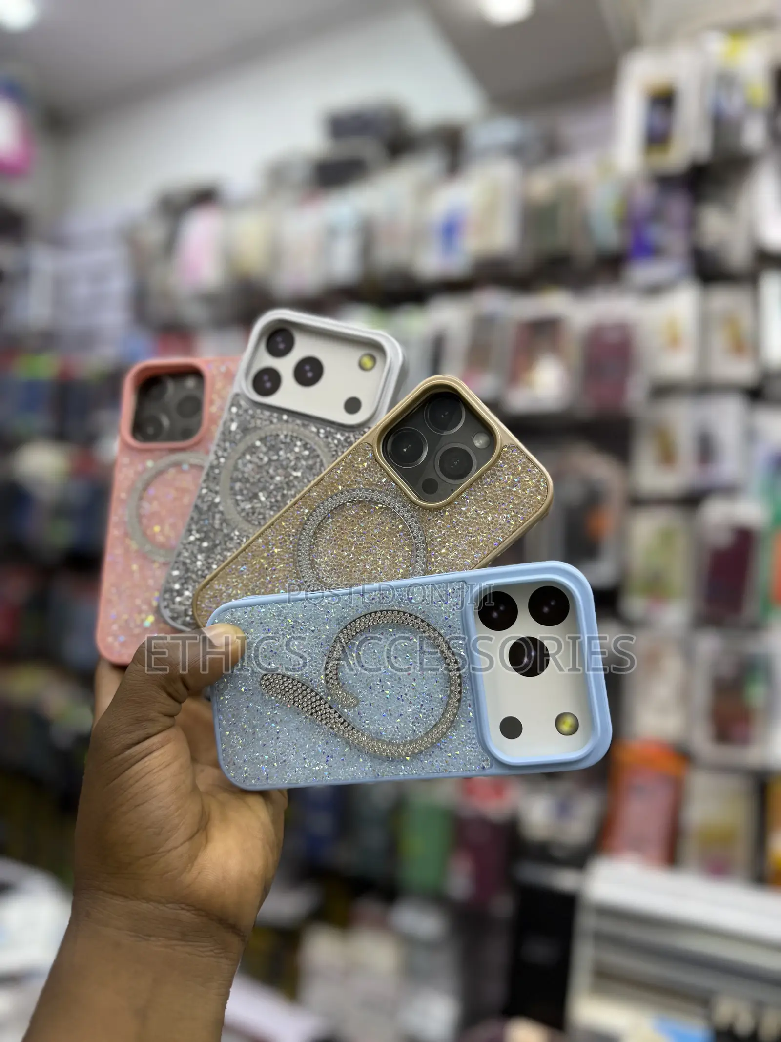 Glittery Magsafe-Compatible Phone