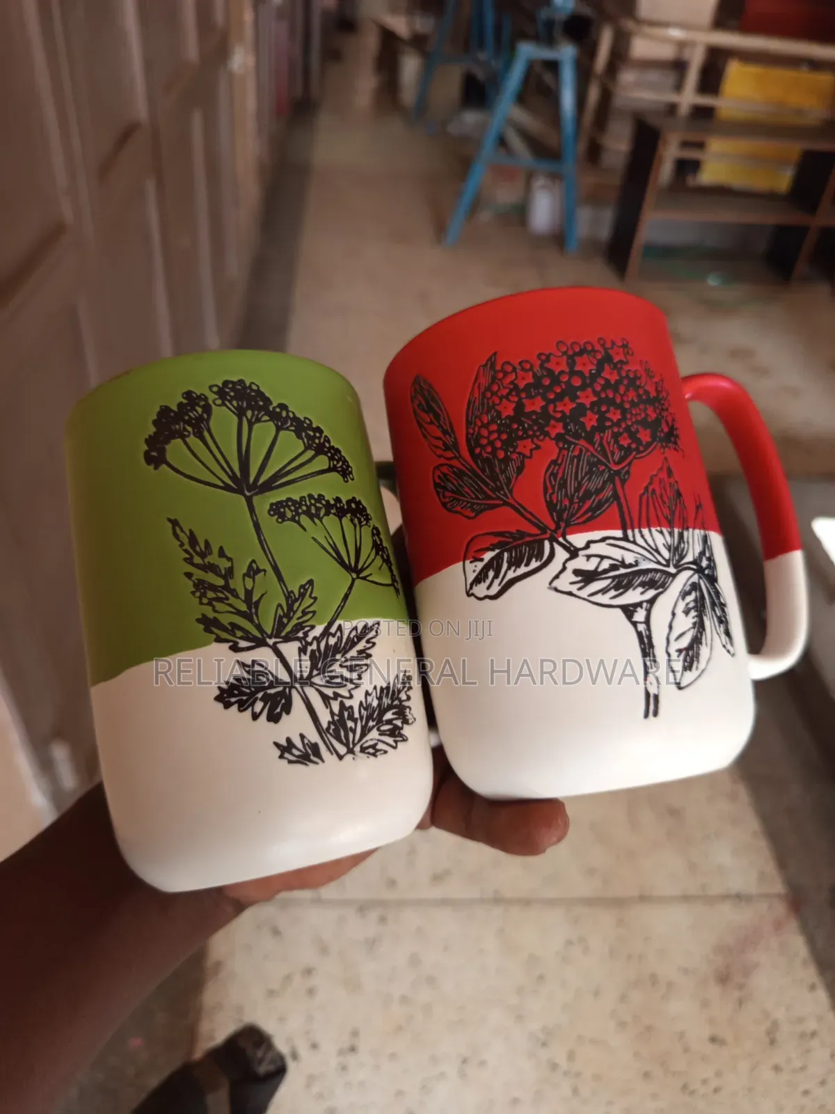 6pieces Dinner Ceramic Cups 500ml