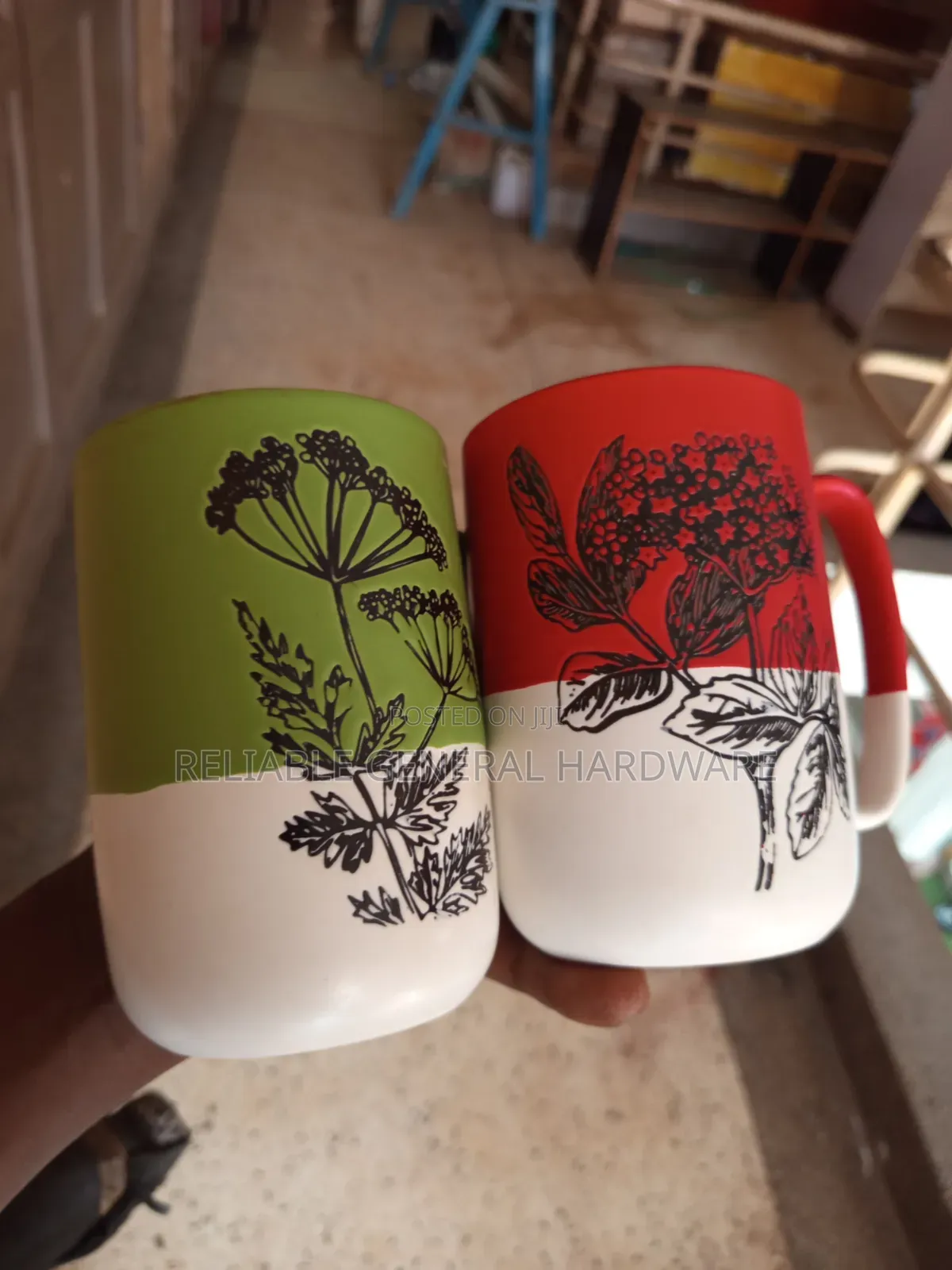 6pieces Dinner Ceramic Cups 500ml