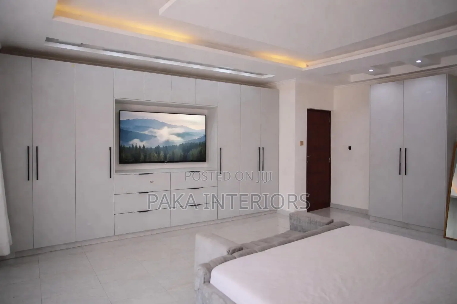 Master Bedroom Gypsum Ceiling Installation