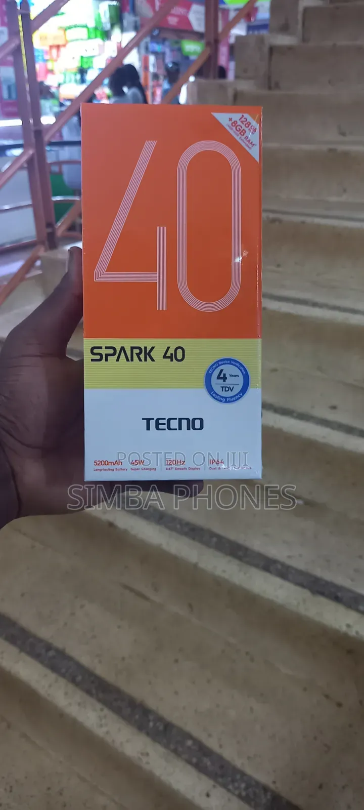 New Tecno Spark 40 256 GB Black
