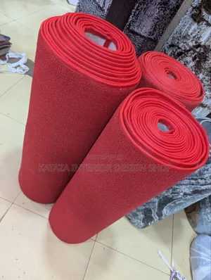 Red Walk Away Woolen Carpet