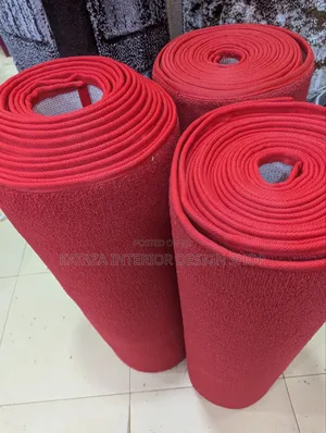 Red Walk Away Woolen Carpet