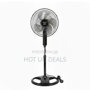 Kaile High Quality Perfomance 16 Inch Stand Fan With 3 Speeds -Black