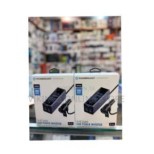 Powerology 300w Car Power Inverter With 2 Ac Sockets and Usb-C Pd 36w