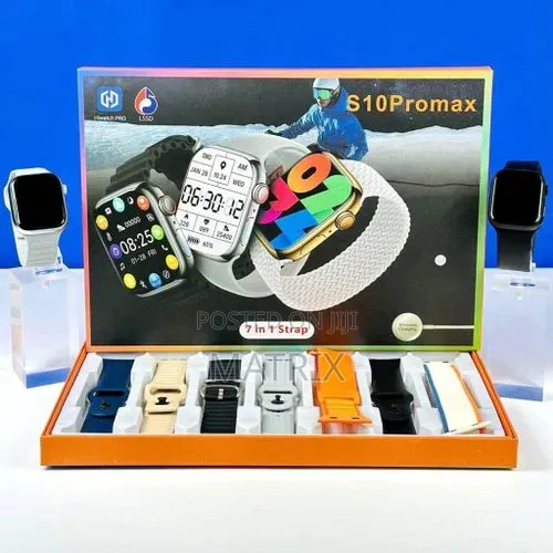 Elegant 7 In 1 Smart Watch (7 Straps And 1 Smart Watch) All Phones