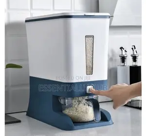 Press Button Storage For Rice, Beans,Cowpeas